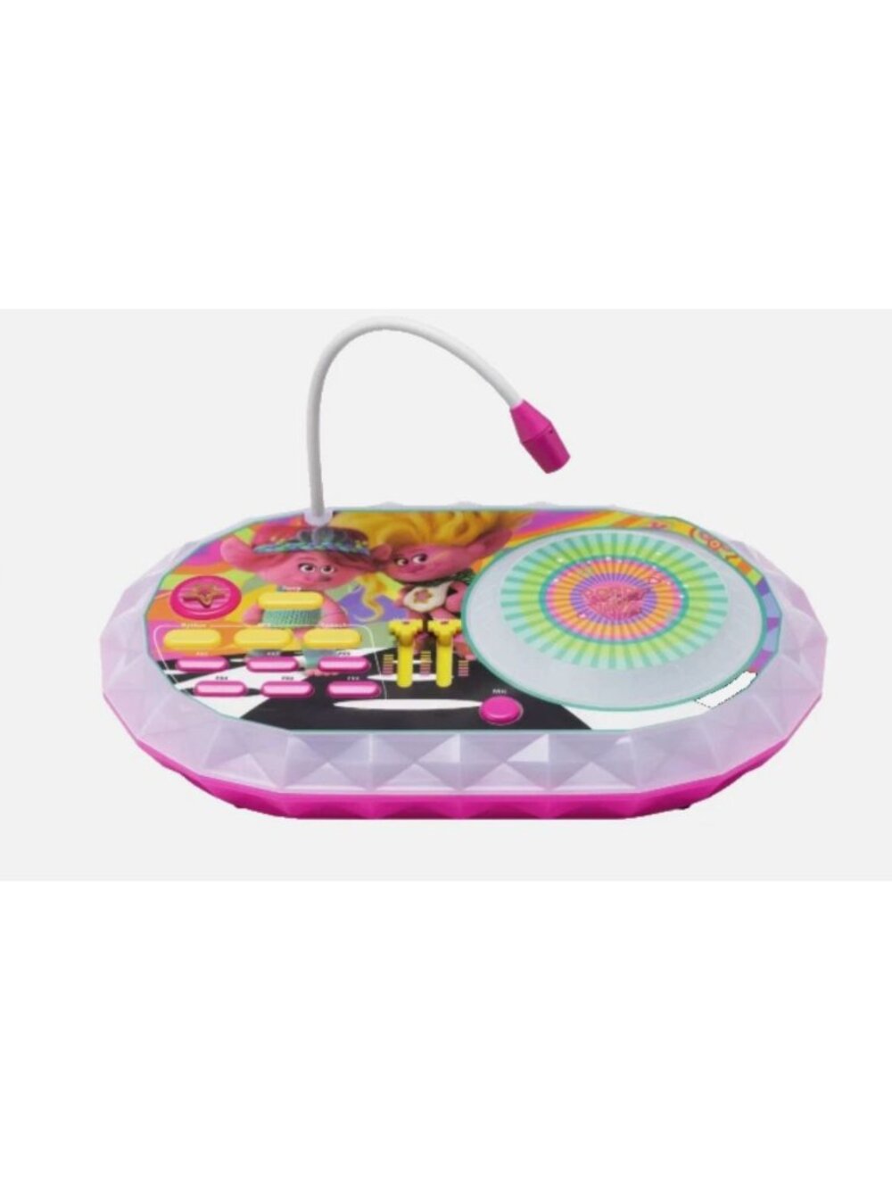 Trolls Band Together DJ Party Mixer Toy With Light-Up Effects, Built-In Music &